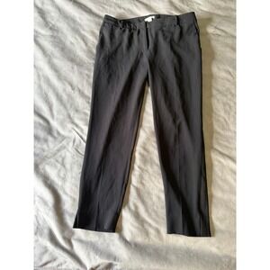 HM Black Dress Pants Straight Leg Trousers Office Wear Slacks Womens Size 10